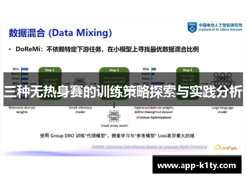 三种无热身赛的训练策略探索与实践分析