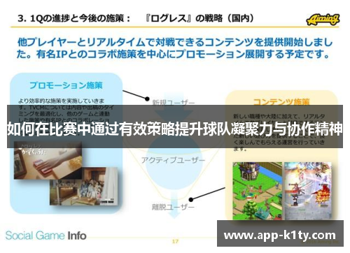 如何在比赛中通过有效策略提升球队凝聚力与协作精神